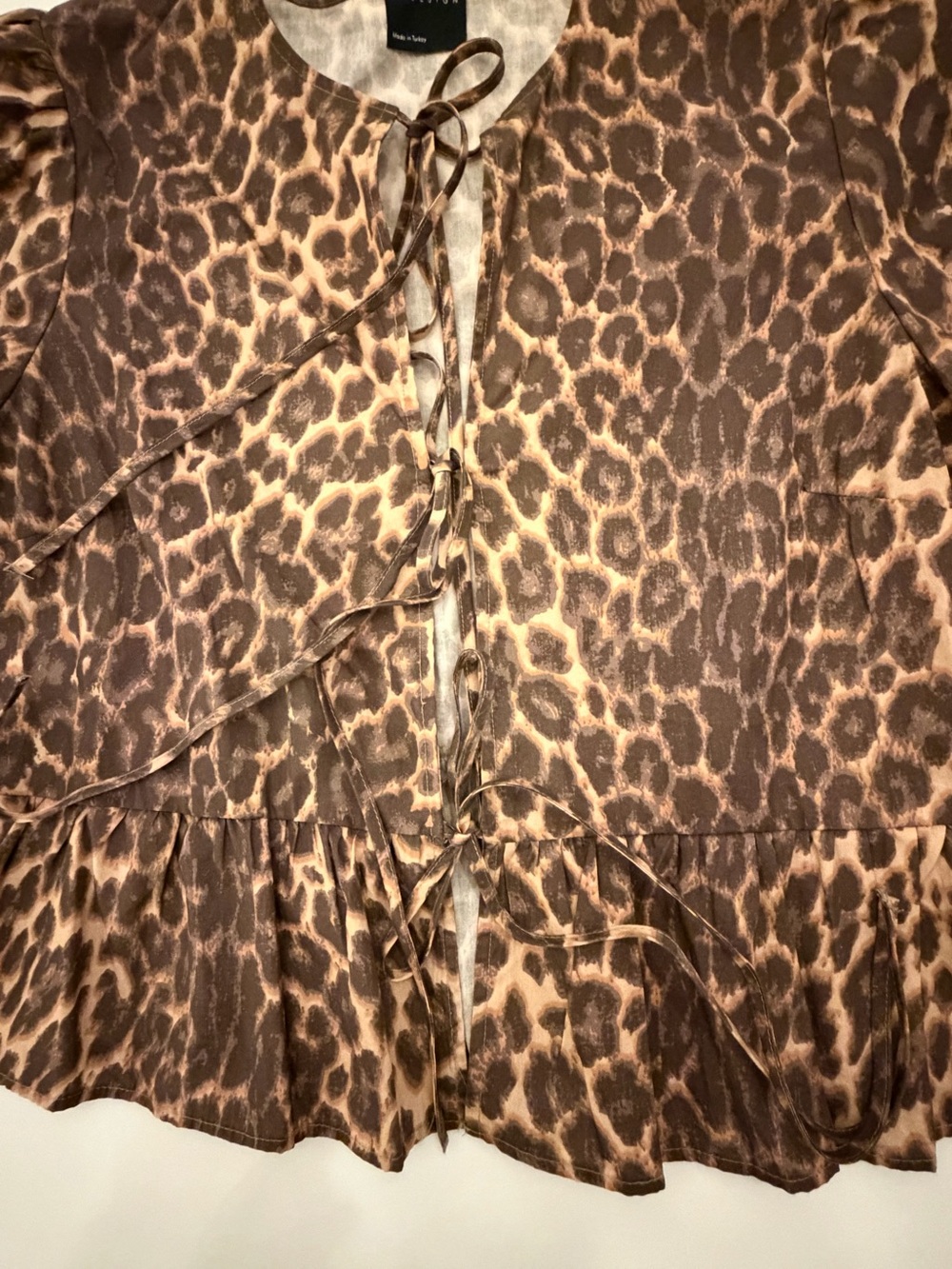 ASOS leopard blouse - Picture 3 of 5
